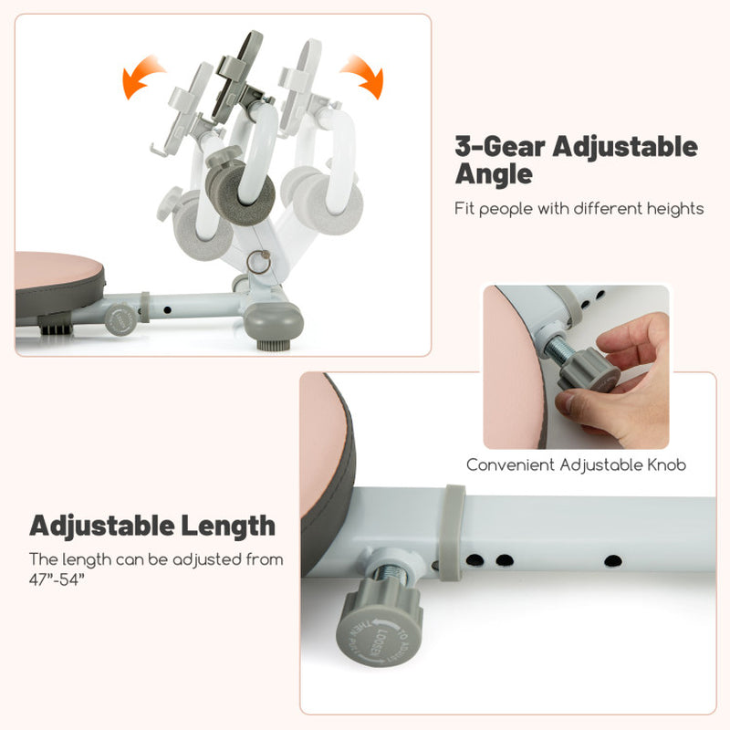 Multifunctional Sit up Bench Workout Bench with 3 Gear Adjustable Angles and Adjustable Length