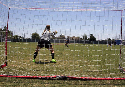 Portable Soccer Goal, Soccer Net with Collapsible Steel Base, Pop up Soccer Training Equipment, 1 Goal & Zipper Storage Bag (12 X 6 FT)