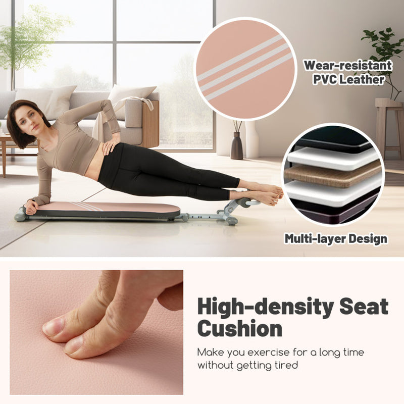 Multifunctional Sit up Bench Workout Bench with 3 Gear Adjustable Angles and Adjustable Length