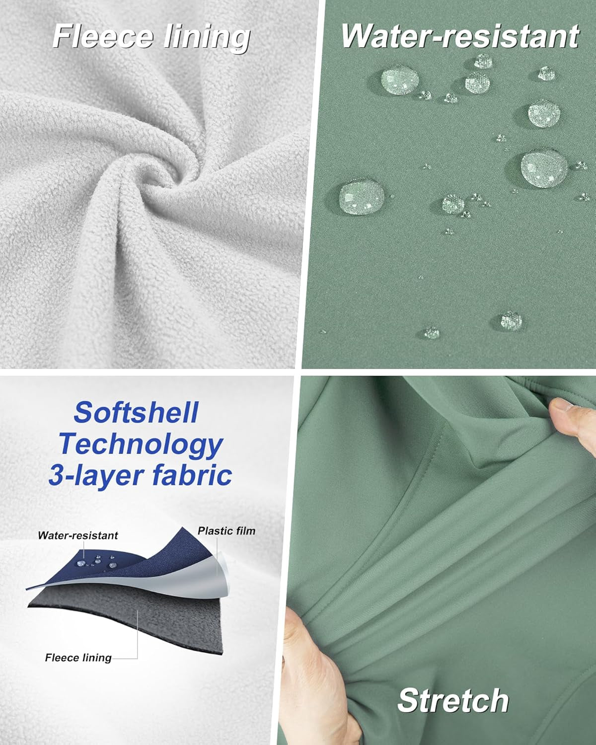 Women'S Lightweight Softshell Vest Windproof Fleece Lined Zip up Sleeveless Jacket for Running Hiking Golf